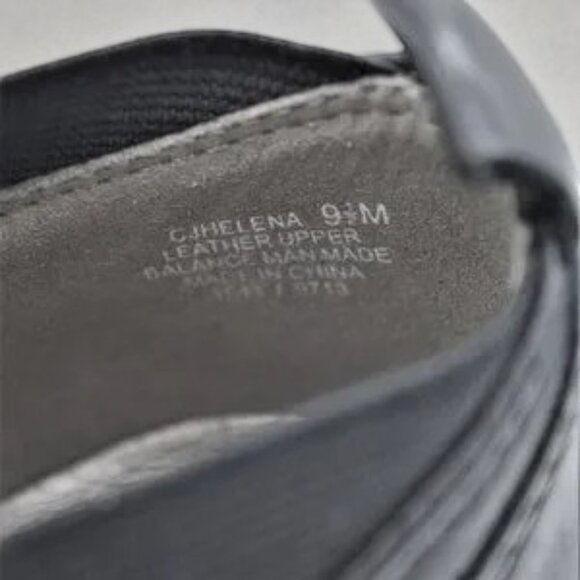 Circa Joan & David Luxe 3.5" Heels Black Leather - Picture 9 of 10